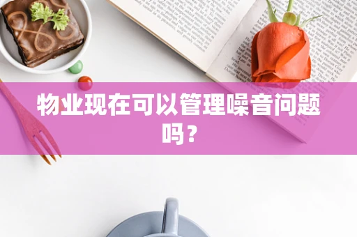 物业现在可以管理噪音问题吗？