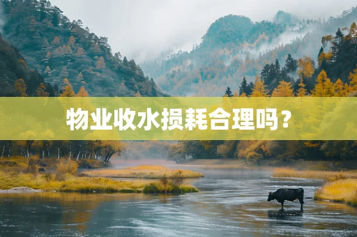 物业收水损耗合理吗？